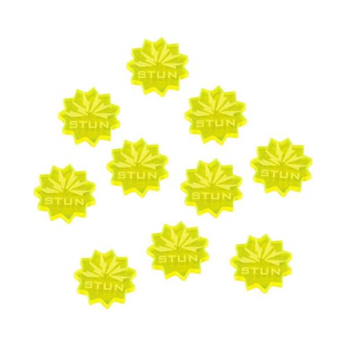 LITKO Stun Tokens Compatible with Forged Key Card Game, Fluorescent Yellow